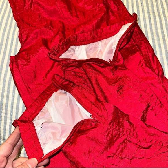 Vintage 90’s USA Olympics JC Penney Windbreaker Pants Ladies Red EUC Large - Picture 4 of 11